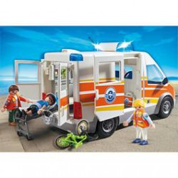 Ambulance Avec Secouristes