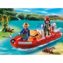 Playmo Braconniers Avec Bateau