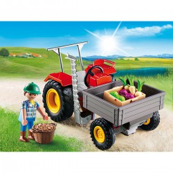 Playmo Fermier Avec Faucheuse