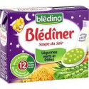 Bledina Soupe Légumes Verts/Pâtes Blédiner 2X250Ml