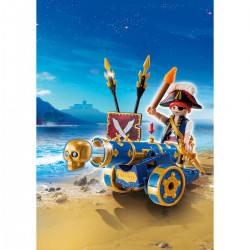 Playmo Corsaire Et Canon Bleu