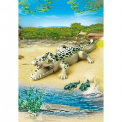 Playmo Alligator Avec Bebes