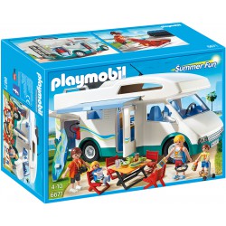 Playmo Famille Avec Camp-Car