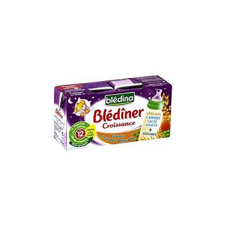 Bledina Blediner Carotte Petit Pois 2X25Cl