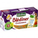 Blédina Lait Et Céréales Bébé Blédiner Dès 12 Mois, Carottes Les 2 Briques De 250 Ml