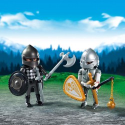 Playmo Chevalier Noir Et Arg
