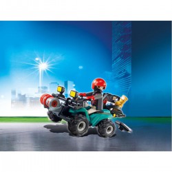 Playmo Quad Av Treuil Et Ban