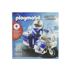 Playmo Moto De Policier Av