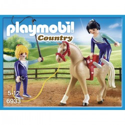 Playmo Voltigeuses Et Cheval