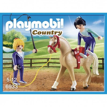 Playmo Voltigeuses Et Cheval