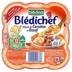 Bledina Mijoté De Carottes/Boeuf Dès 12Mois Blédichef Assiette 230G