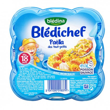 Bledina Blédichef Paella Blédina 260G