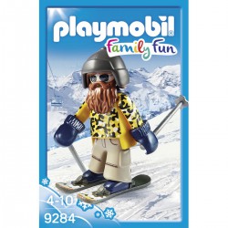 Playmo Skieur Avec Snowblades