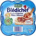 260G Legumes/Pates Saumon Sauce Tomate Bledina
