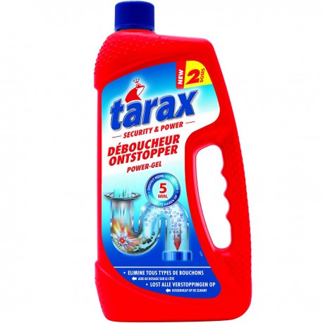 2 Doses Deboucheur Power Gel 5 Minutes Tarax