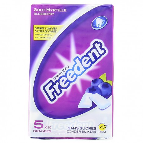Freedent Freedent Myrtille 5X10 Dragees