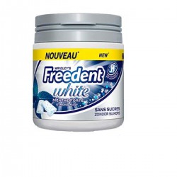Freedent Chewing Gum Freedent White Menthe Forte Boîte 84G