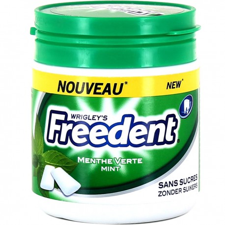 Freedent Chewing Gum Freedent Menthe Verte Boîte 84G