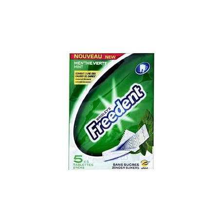 5X5 Sticks Menthe Verte Freedent