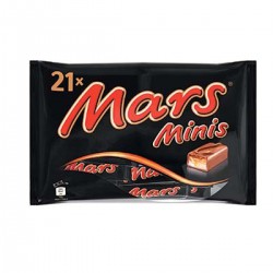 Mars Mini Barre Chocolatée Mars Sachet 400G