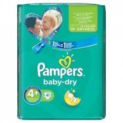 41 Changes Baby Dry Geant T4 + Pampers