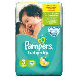 70 Changes Babydry Value+T3 Pampers