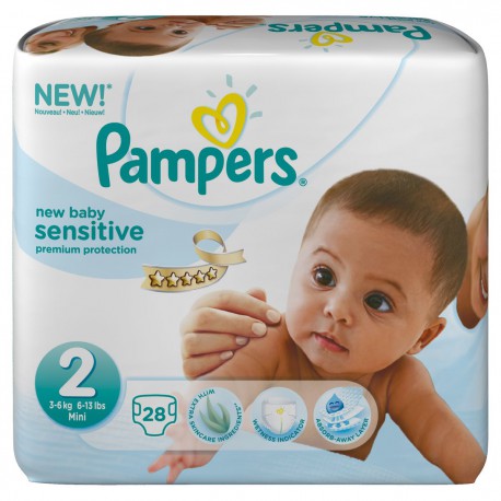 28 Changes New Baby Sensitiv T2 Pampers