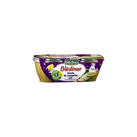 Bledina Blediner Risotto Courgette Gruyere Fondu 2X200G