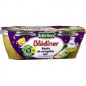 Blédina Plats Bébé Dès 8 Mois, Risotto Courgettes Lait Blédiner Les 2 Bols De 200 G