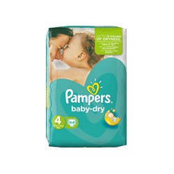 44 Changes Baby Dry Geant T4 Pampers