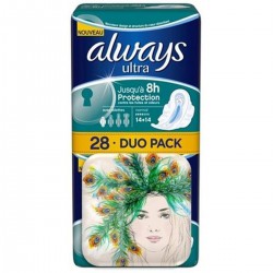 28 Serviettes Ultra Duo Normales+ Always