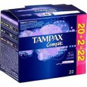 22 Tampons Compak Lites Tampax