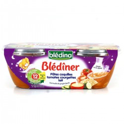 Blediner Pate Coquille, Tomate Courgette, Gruyere, 2X200G