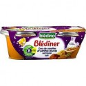 Blédina Plats Bébé Dès 8 Mois, Légumes/Semoule Lait Blédiner Les 2 Bols De 200 G
