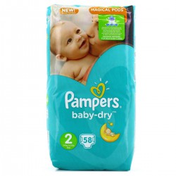 X58 T2 Baby Dry Geant Pampers