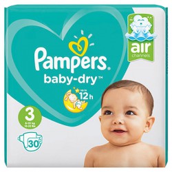Pampers Baby Dry Pq T3 X30