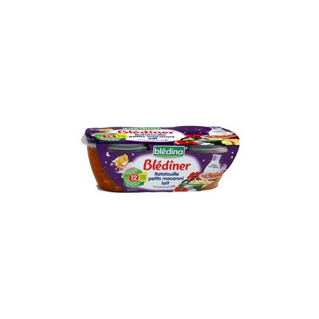 Bledina Plats Bebe Des 12 Mois Ratatouille Macaroni Blediner Les 2 Bols De 0 G Drh Market Sarl