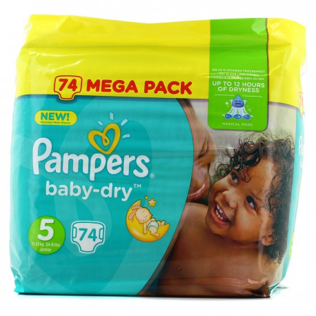 Pampers Baby Dry Mega T5 X74