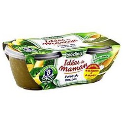 Pack 2X200G Idee Maman Puree Pdt/Brocolis Bledina