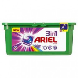 30 Doses Lessive Pods Color/Style Ariel