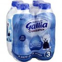 Pack 4X1L Lait Gallia Croissance 3 Ans