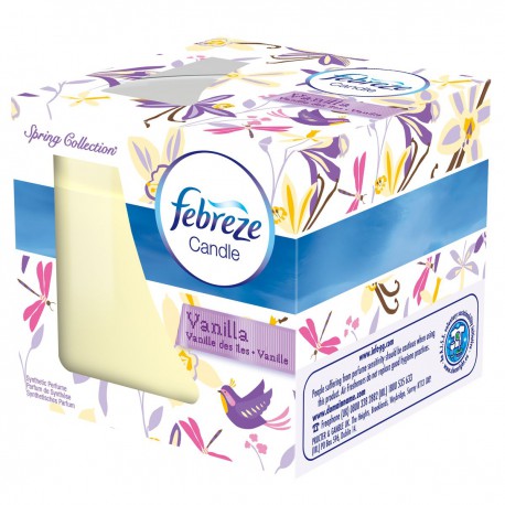 Bougie100G Febreze Vanille Ile