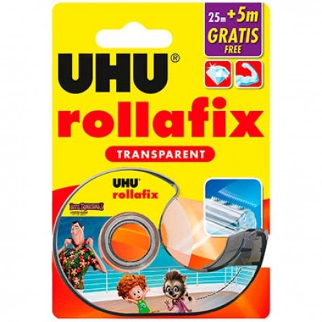 Devid.Ruban Transparent 25M+5M Rollafix