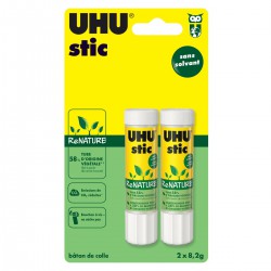 Uhu Colle 2 Stic Blanc 8.2G