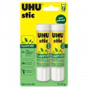 Uhu Lot De 2 Stic Blanc 21G