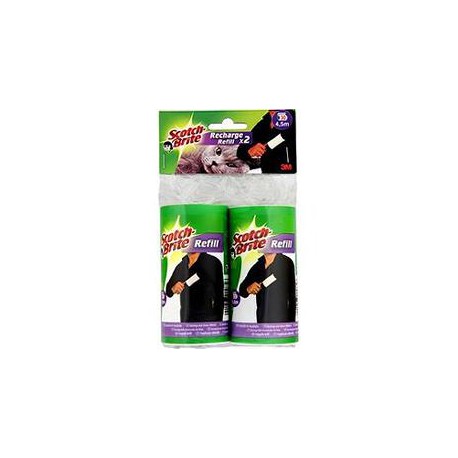 2 Recharge Brosse Adhesive Scotch