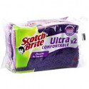 2 Eponges Ultra Cuisine Mauve Scotch Brite