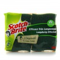 2 Eponges Grattantes Vertes Scotch Brite