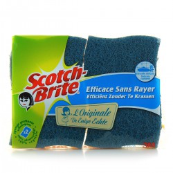 2 Eponges Grattantes Bleues Scotch Brite