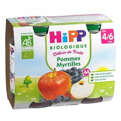 Hipp Pomme Myrtille Bio 2X190G